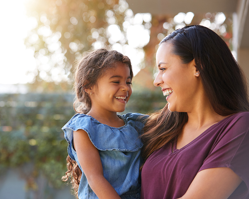 Mother and daughter having family therapy